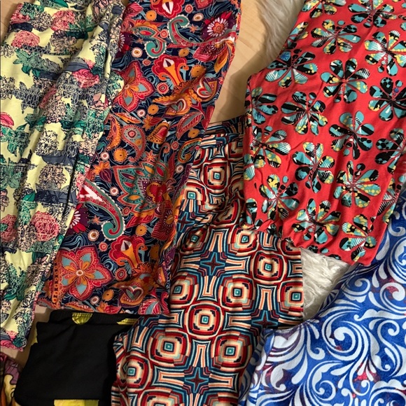 HUGE Lot of Lularoe Leggings OS 17 Pairs - Picture 3 of 8